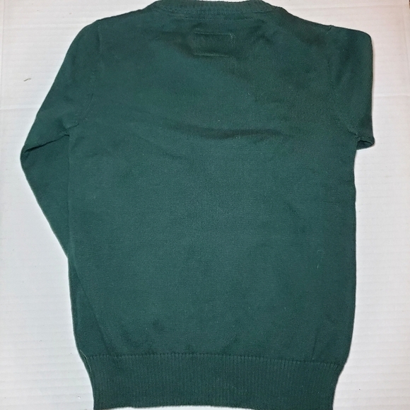 Hope & Henry Fine Gauge V-Neck Organic Sweater with Elbow Patches Sz XS - Picture 4 of 6